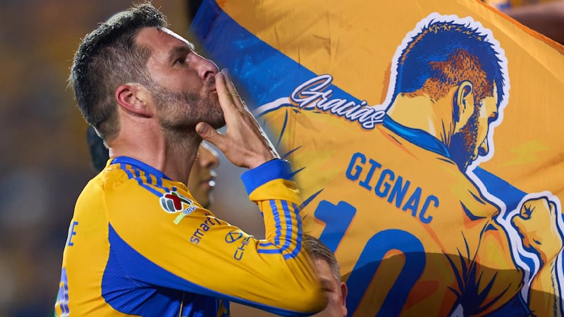 Cánticos y un MEGA MOSAICO: Fans de Tigres le rinden homenaje a Gignac en su posible ADIÓS