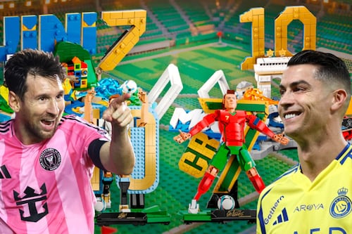 Messi, Cristiano, Mbappé y Vinicius tienen su propio set de LEGO: ¿Cuánto valen y dónde comprarlos?
