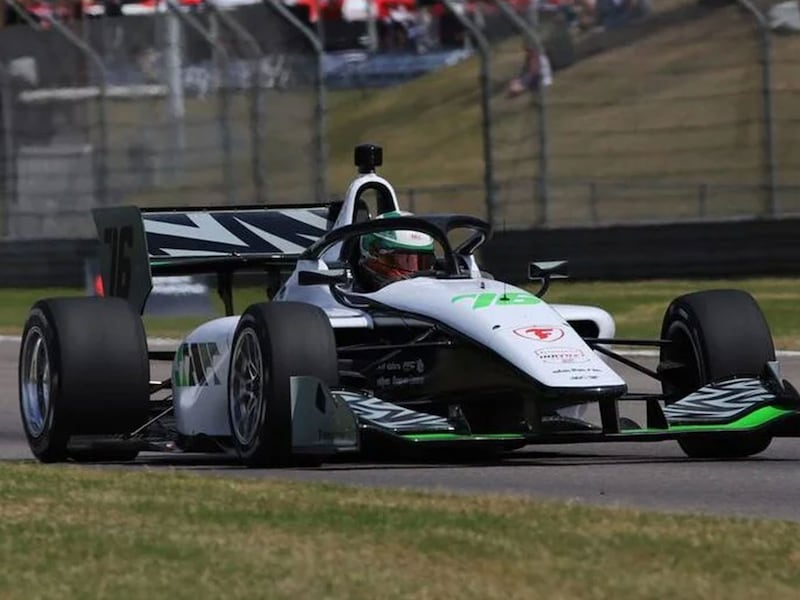 Ricardo Escotto luce en el Grand Prix de Alabama de la INDY NXT; firmó una notable remontada