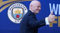 Otro escándalo: Señalan a Gianni Infantino de estar enterado de las irregularidades del Manchester City