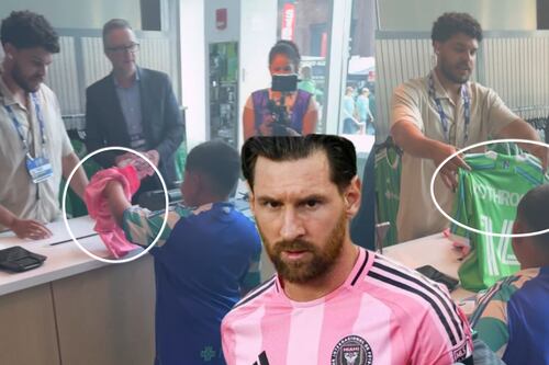 ¡Eso dolió! Seattle Sounders regaló jerseys a todo fan que les dejara uno de MESSI (VIDEO)