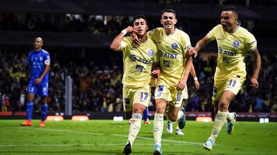 América venció sin problemas a Tigres en el Azteca