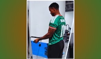 ¡Diablo TRICOLOR! Helinho SORPRENDE en su entrenamiento vistiendo la PLAYERA de México (VIDEO)