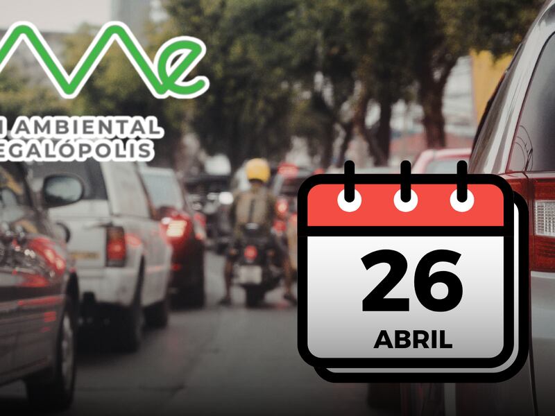 Contingencia Ambiental CDMX y EDOMEX: ¿Qué autos NO CIRCULAN este domingo 26 de abril de 2026?