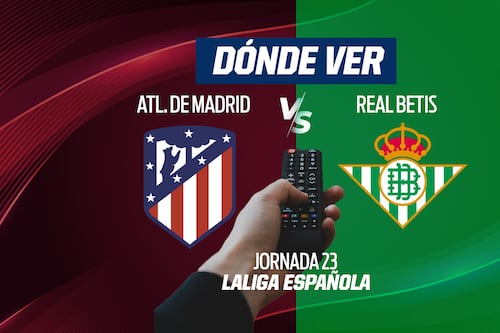 Atlético de Madrid vs Betis EN VIVO, ¿y por tv abierta?: CANAL para ver a Álvaro Fidalgo vs Obed Vargas