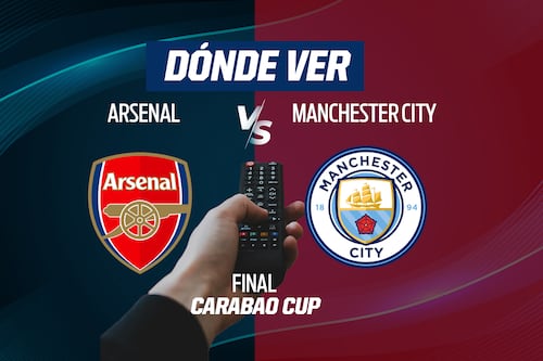 ¿Por tv abierta? Arsenal vs Manchester City EN VIVO: CANAL para ver en tv la FINAL de la Carabao Cup