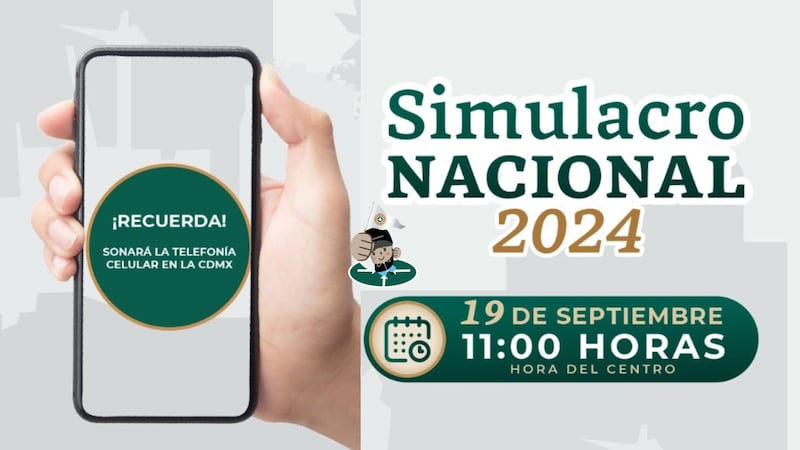 Alerta sísmica sonará en CELULARES este 19 de septiembre por Simulacro Nacional: ¿A qué hora y qué modelos?