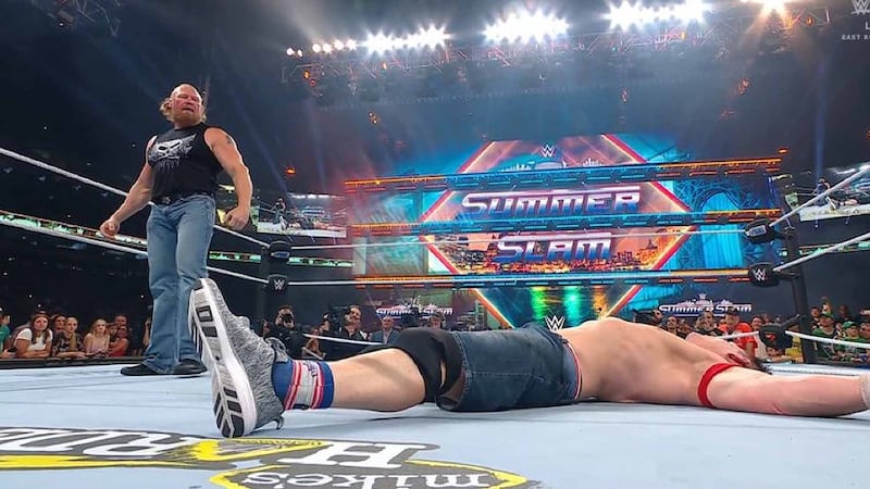 Brock Lesnar volvió a WWE y atacó a John Cena, quien perdió el título ante Cody Rhodes en SummerSlam