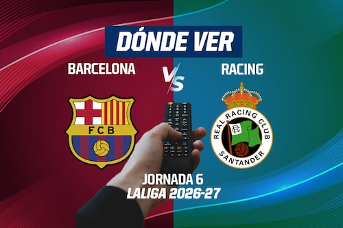 Barcelona vs Racing EN VIVO: ¿Dónde ver en TV y online la Jornada 6 de LaLiga de España 2026-27?