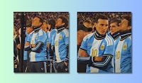 Revelan VIDEO con la REACCIÓN de Scaloni al polémico SHOW DE DRONES durante la despedida de Messi