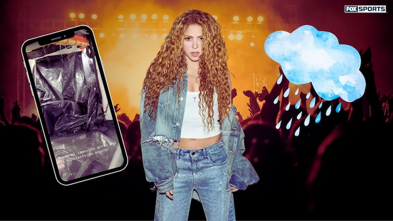 Shakira muestra cómo se inundó su camerino en estadio del Querétaro: VIDEO