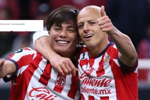 Chivas celebra retorno al gol de Chicharito con parte de una canción, ‘pinche pelón’ (VIDEO)