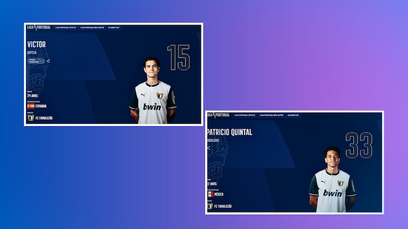 Página oficial de la Liga Portugal CONFUNDE a Patricio Salas con un compañero español: FOTO
