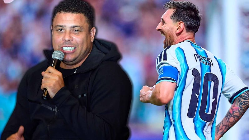 Ronaldo Nazario se rinde ante Messi: ‘A su edad yo pesaba 120 kilos y ya tenía 4 años retirado’