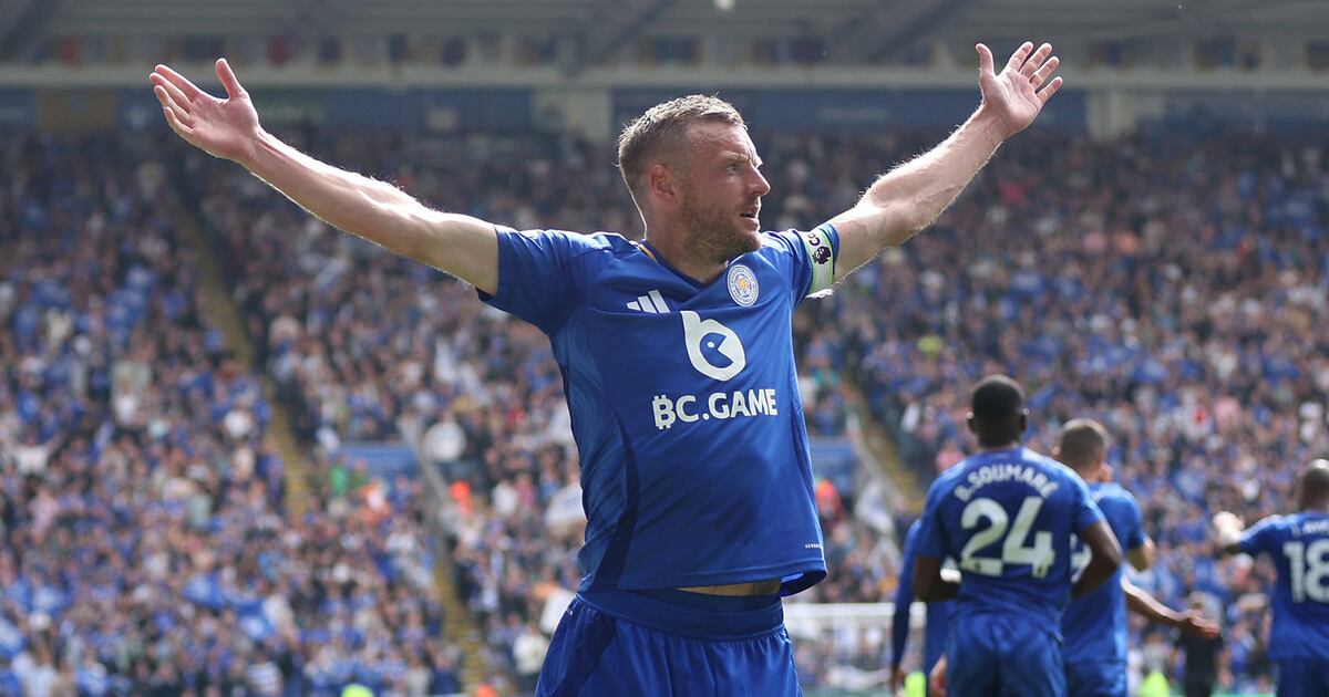Jamie Partido ¡Jamie Vardy metió gol en su último partido con el Leicester en Premier ...