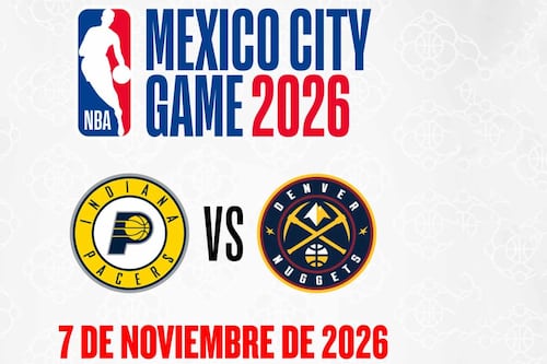 Boletos para NBA en México costarán desde mil hasta 20 mil pesos; precios para Pacers vs Nuggets