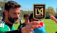 Hugo Lloris y futbolistas del LAFC prueban las aguas frescas: ‘La horchata ES TOP’